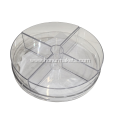Clear Turntable With Bins